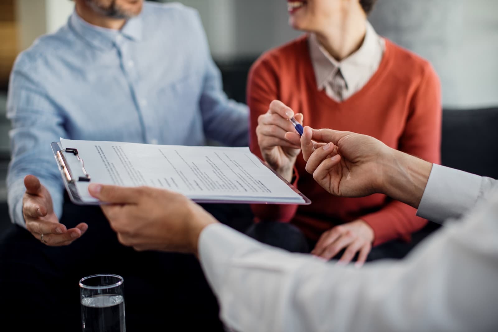 Conseiller GIEA en rendez-vous avec un client